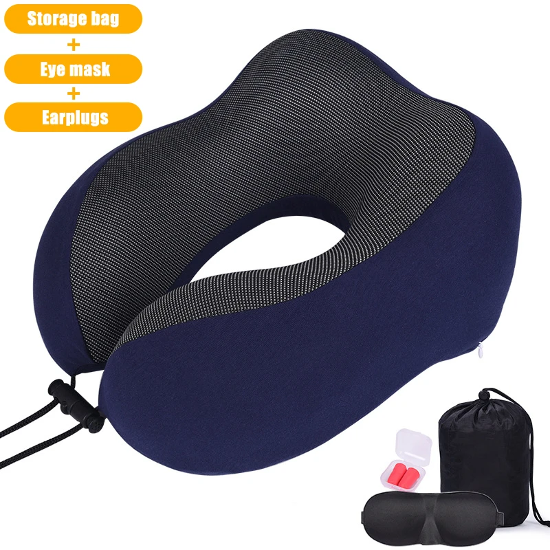 YOKGO Cuscino da Viaggio, Cuscino Aereo in Memory Foam, Cuscini