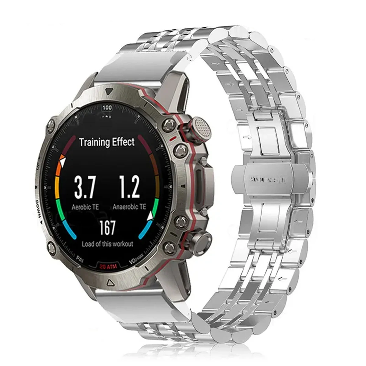 Quickfit Stainless Steel Watch Strap, Multiple Sizes Available