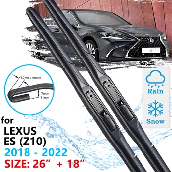 Car Front Wiper Blade For Lexus ES Z10 XZ10 300h 350 250 Sport 2018 2019 2020 2021 2022 Windscreen Windshield Window Accessories 1