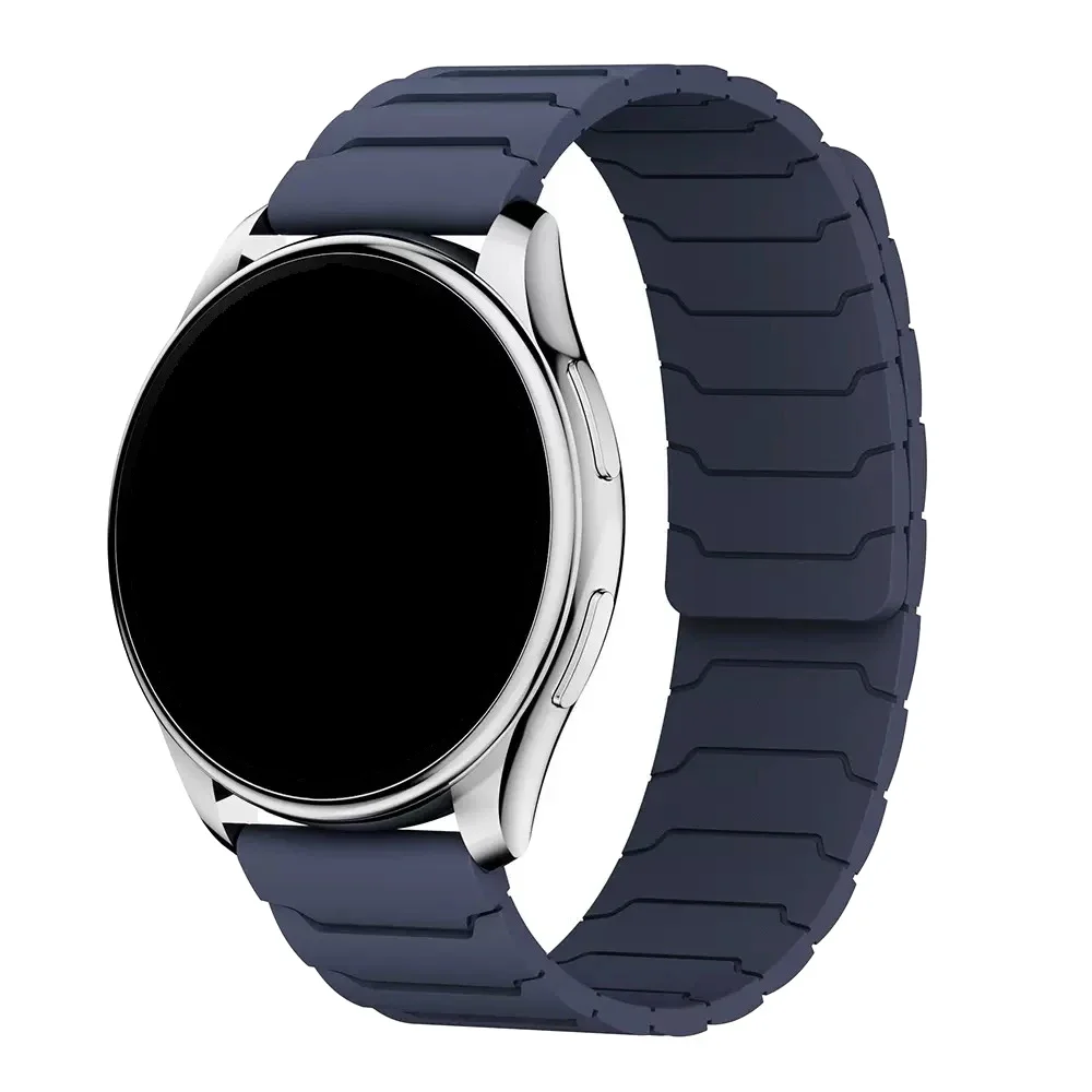 Magnetic Loop Silicone Sport Band - Universal Smartwatch Accessory, 22mm/20mm Strap