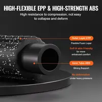Vibration Massage EPP Foam Roller 4 Intensity Levels Rechargeable Design Muscle Recovery Sports Massage Therapy Experience - Image 3