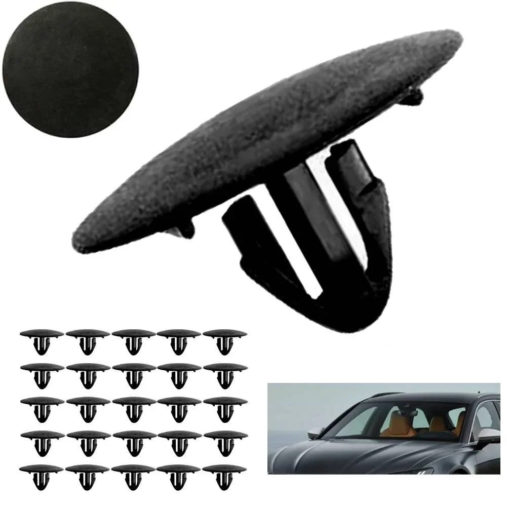 

25Pcs Car Hood Insulation Retainer Clips Fastener For Toyota Car Rear Door Rubber Seals Fastener Rivet Retainer Cap Repair Auto