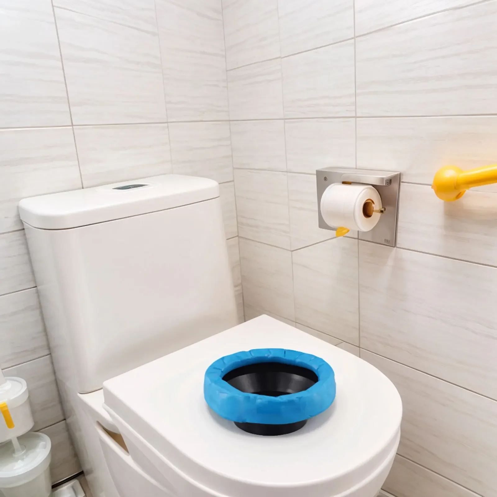 Toilet Flange Ring Seal Drain Pipe Anti-overflow Seal Anti-odor Flange Bathroom Accessories Toilet Universal Accessories