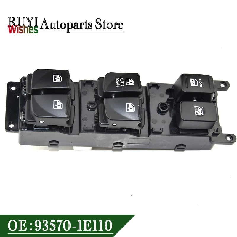 

Новый переключатель управления стеклом для Hyundai Accent 2007-2010 93570-1E110 935701E110 93570 1E110