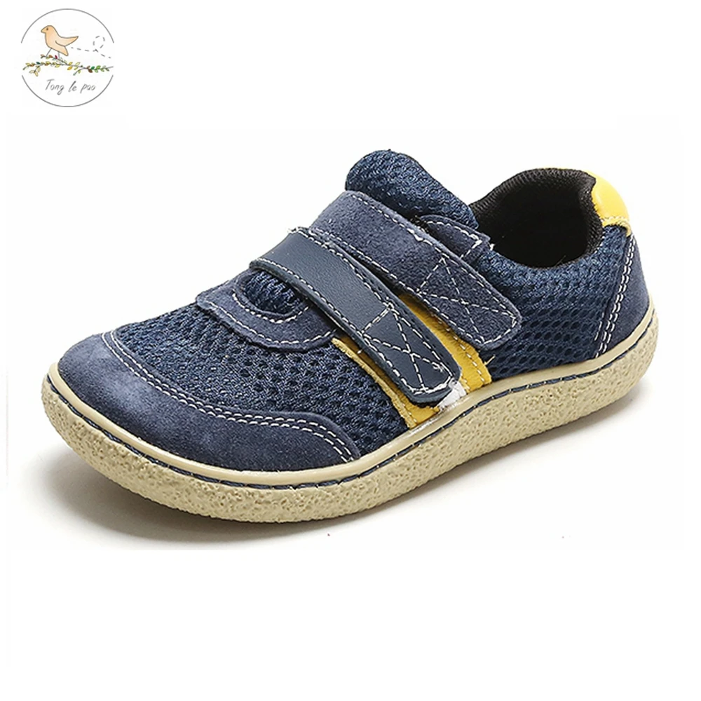 TONG LE PAO Boys Shoes Spring Autumn Leather Toddler Kids Loafers Moccasins Solid Anti-slip Children's Shoes for Boys