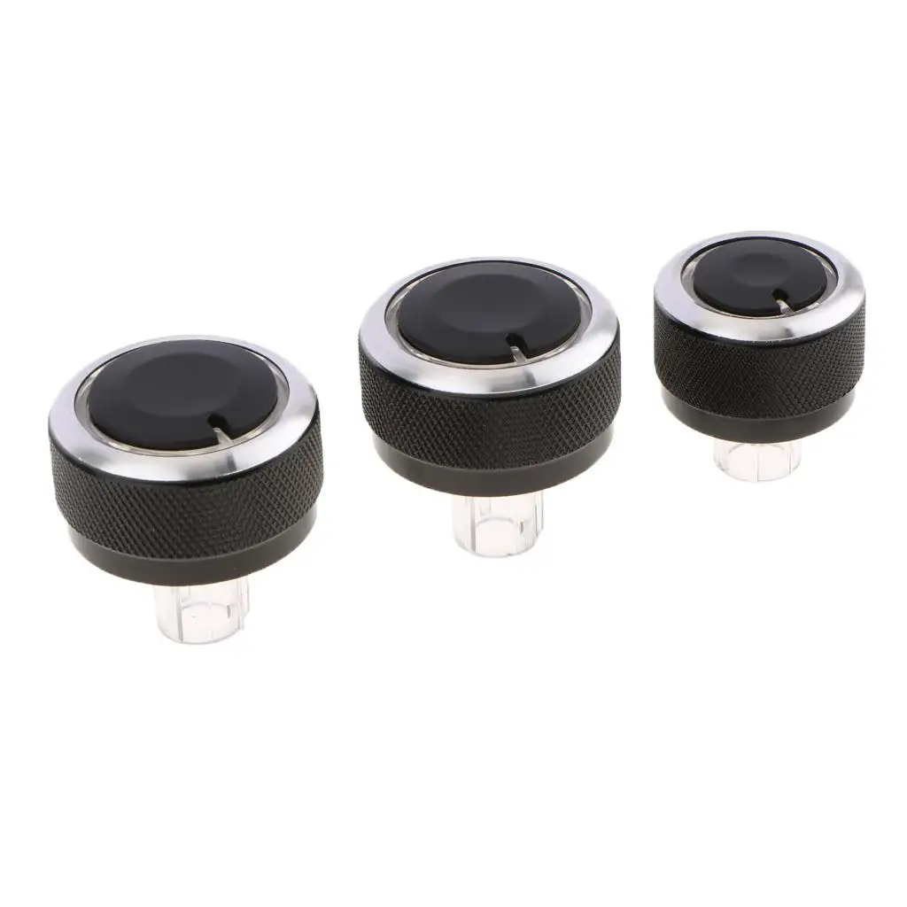 (SET OF 3) for Air Conditioning Switch knob Knob for Heater A/C Control