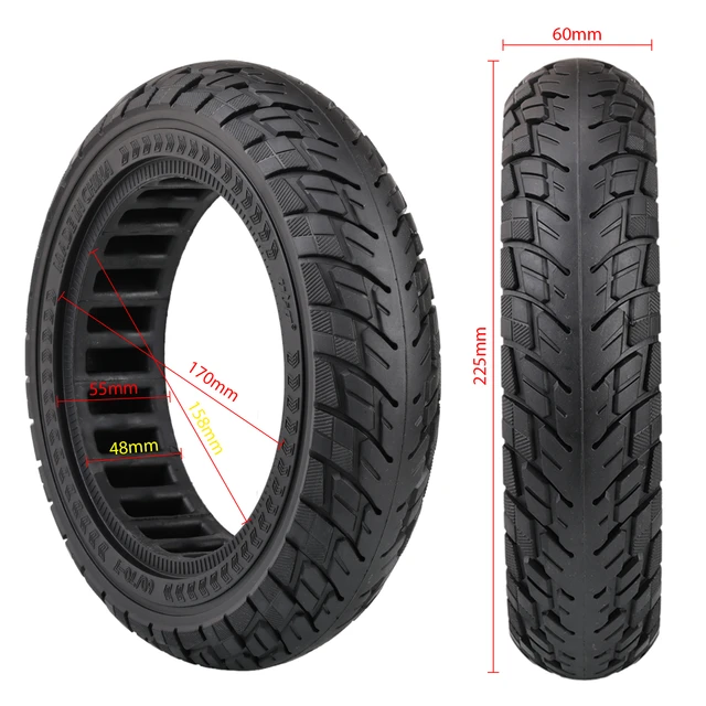 60*70/7.0 10 inch Rubber Off-Road Solid Tire For Xiaomi Electric Scooters 4  Pro