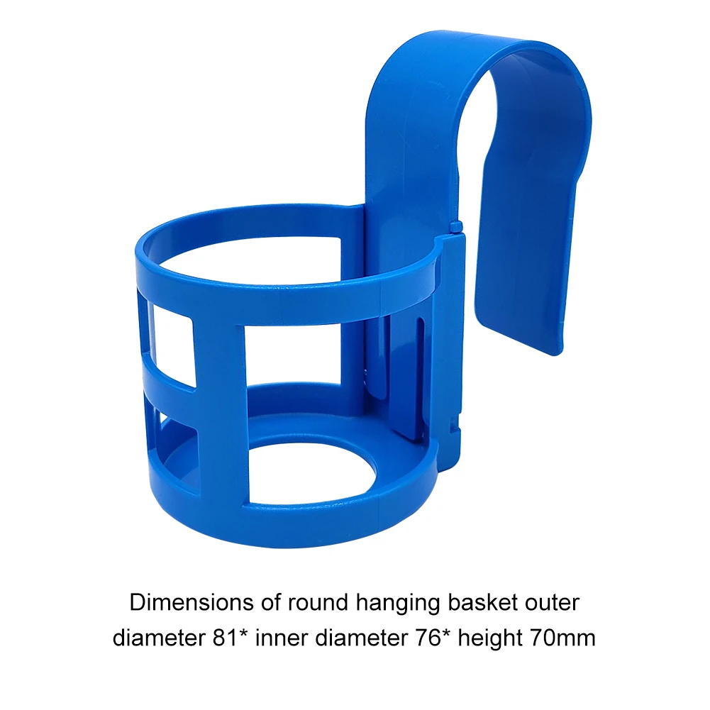 Plastic Poolside Water Cup Hanging Rack for Swimming Pool Party