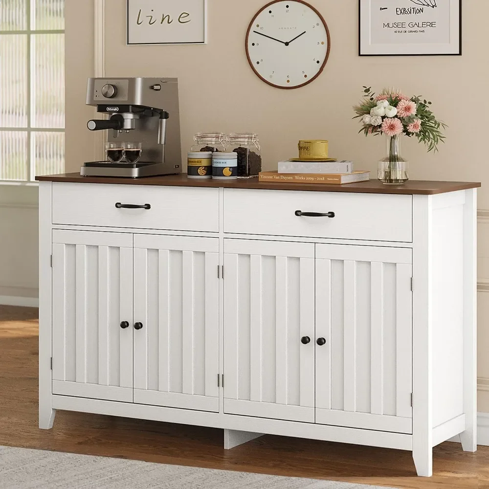 55 buffet cabinets with storage cabinets, side panel buffet with drawers and doors, kitchen storage cabinets 3