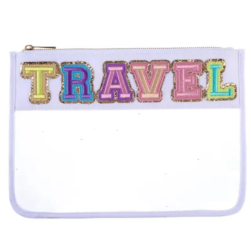 14 Colors Summer Beach Travel Snacks Pouch Cute Personalized Makeup Bag Waterproof Transparent Pvc Cosmetic Bag Nylon Clear Bag 3