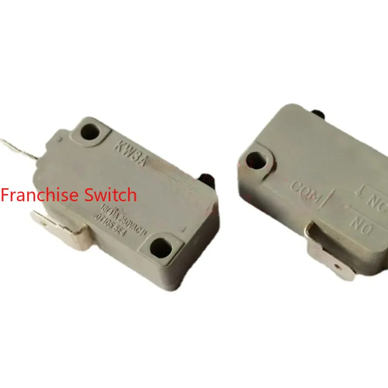 10PCS KW3A Micro Switch Stroke Limit Normally Open 2 Feet Microwave Oven Foot  Rice Cooker