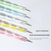 YIKOOLIN 5Pcs 2 Way Dotting Pen Tool Nail Art  Dot Paint Manicure kit for Embossing Pattern Clay Sculpting Nail Art 5
