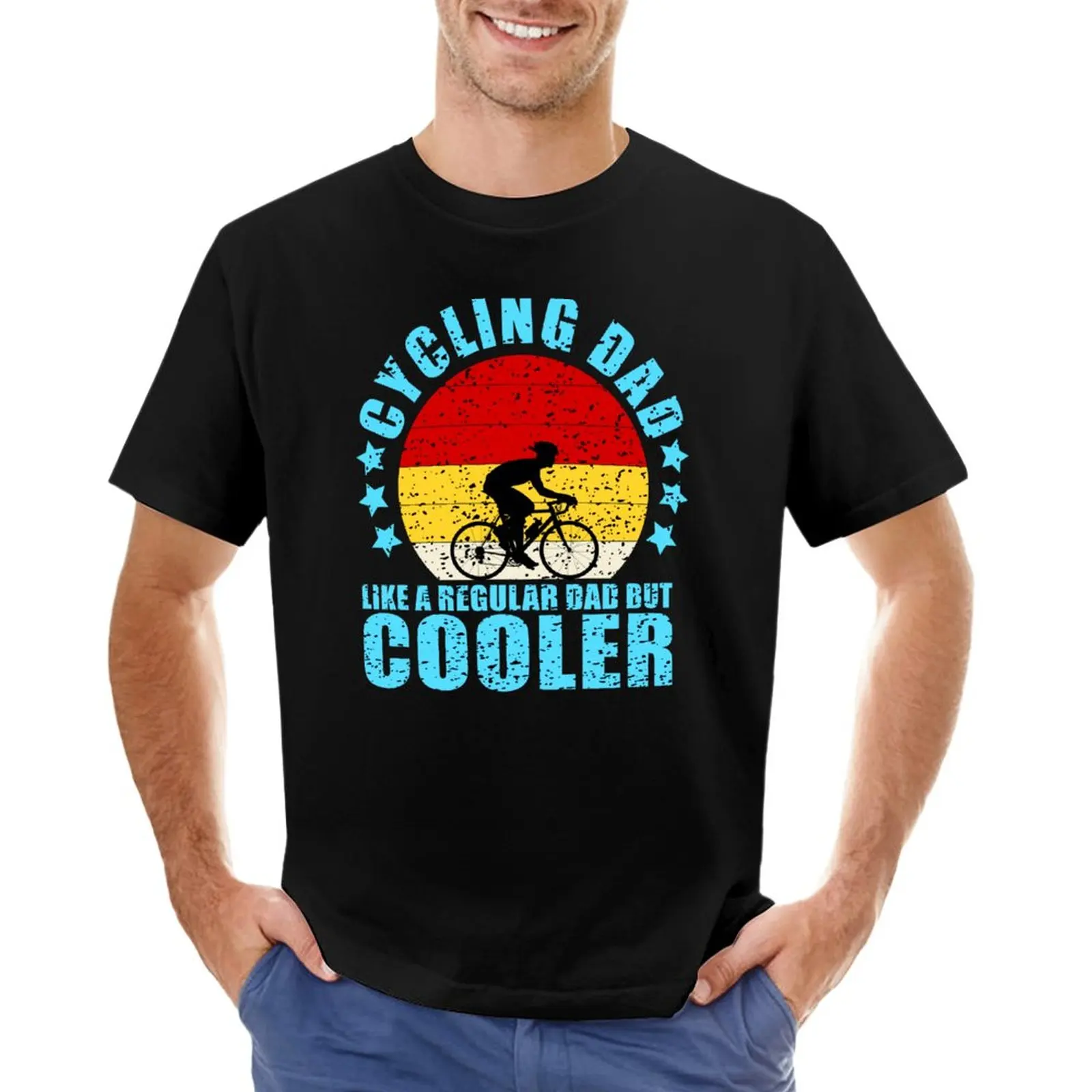 

Cycling Dad T-Shirt Short t-shirt plain t-shirt hippie clothes kawaii clothes plain t shirts men