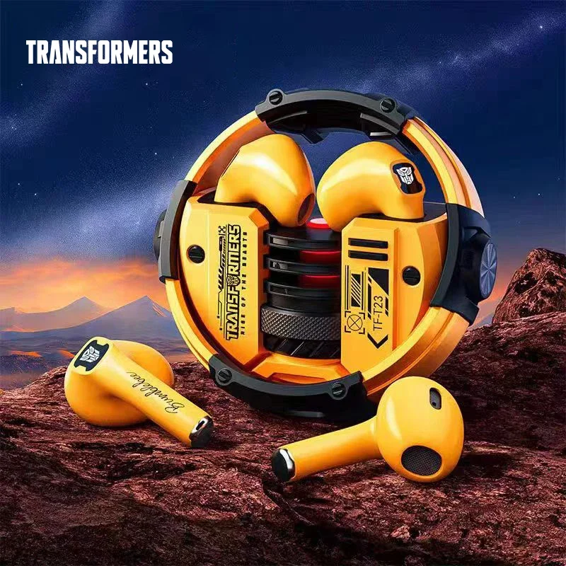 Original TRANSFORMERS TF-T23 TWS Bluetooth 5.4 Gaming Earphones Long Endurance Headphones Music Dual Mode Earbuds