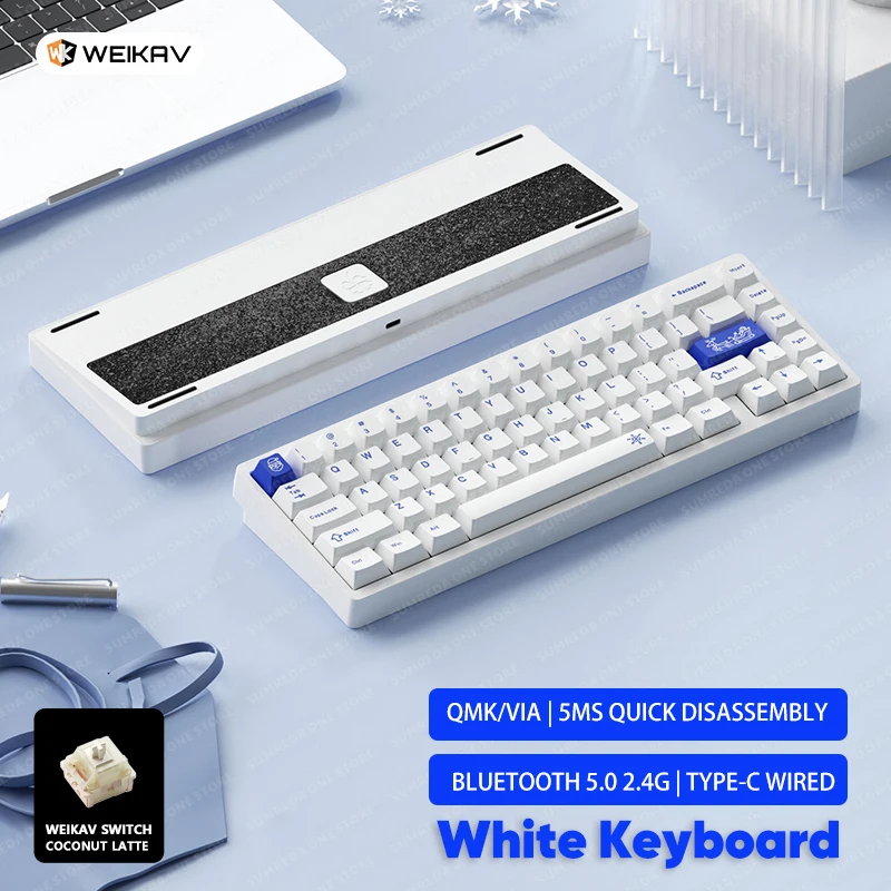 Weikav Lucky65 V3 NUT65 Wireless Aluminum Mechanical Keyboard Kit