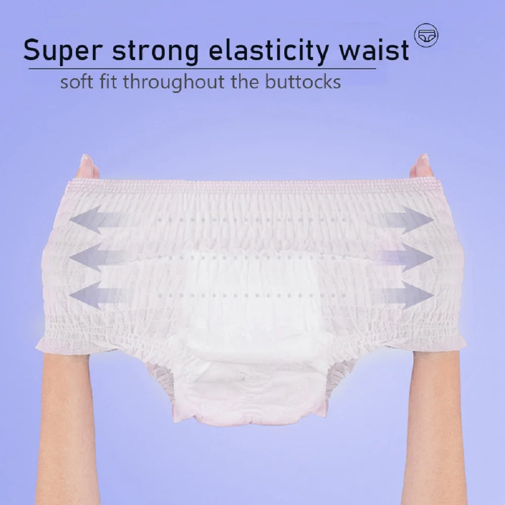 10pc/pack Large Size Disposable Menstrual Pad Underpants for Women Quick Absorption