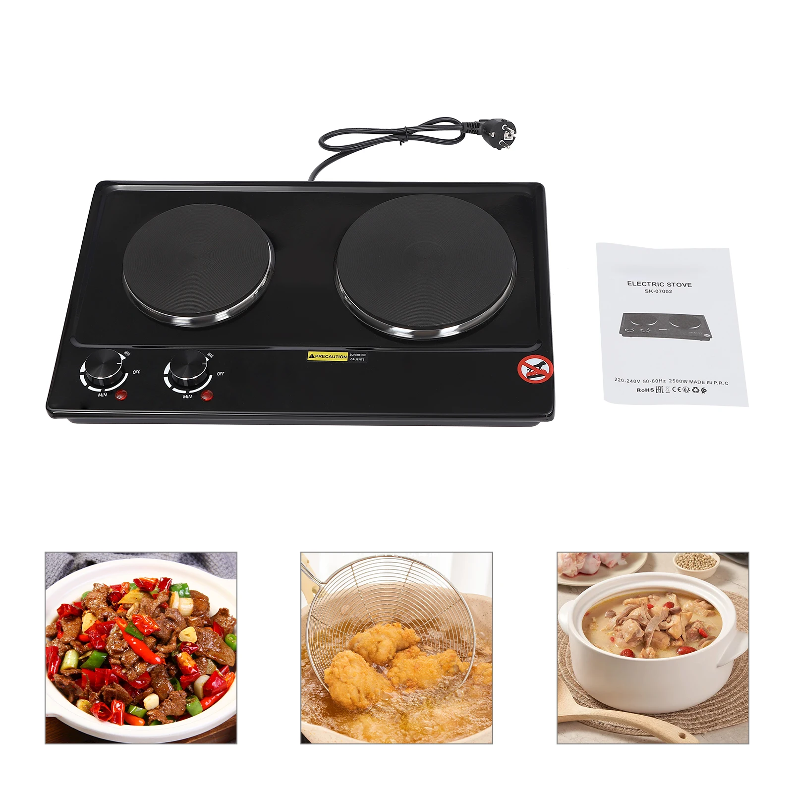 Cuisinière Électrique 2500W — Double Feu Infrarouge S256c2341e5034c348ea3abce5053ca8d4