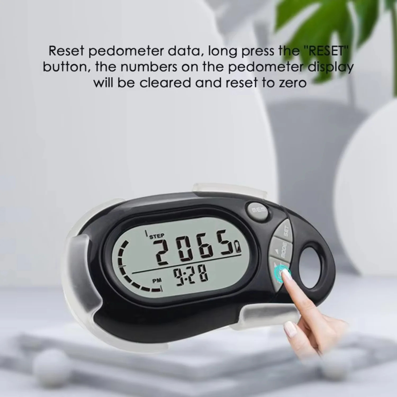3D Pedometer Walking Simple Step Counter With Large Digital Display Easy-to-Read 3D Pedometer Walking Enthusiasts