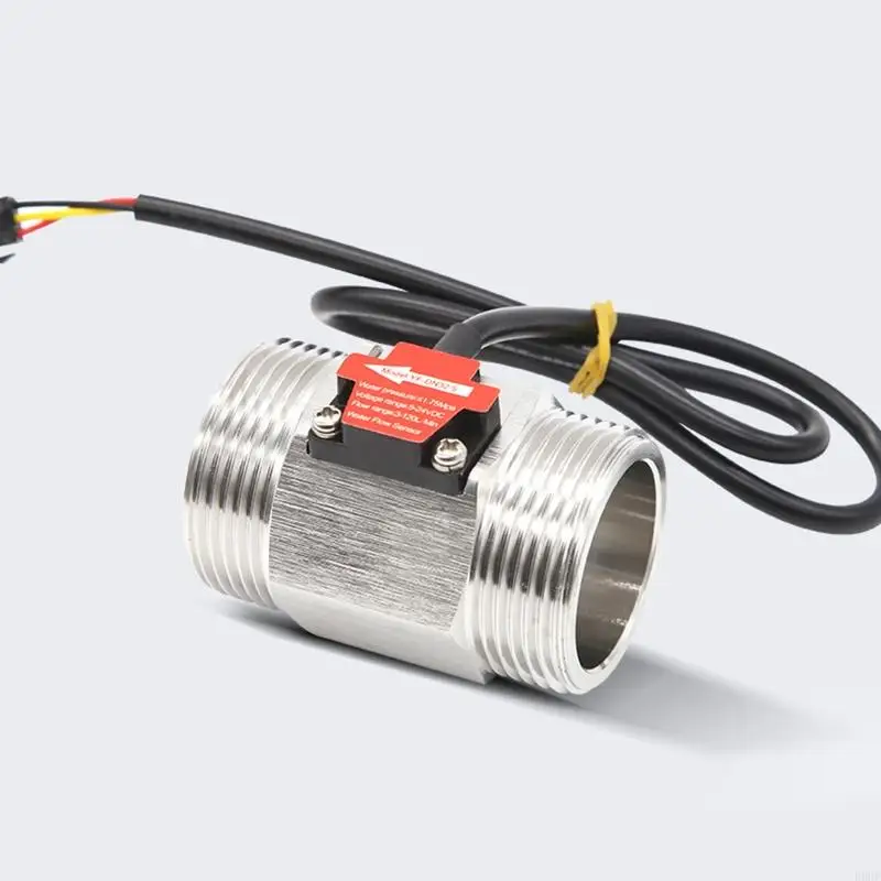 1.25-inch Water- Flowmeter Water Control Stainless Steel 5-24VDC Used for Water Heater Farm