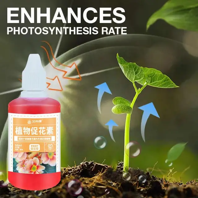 Növényi Folyékony Műtrágya Koncentrált Sajtolás Típusú Bonsai Megtermékenyítés 50 Ml -Es Gyümölcsnövekedés - Image 4
