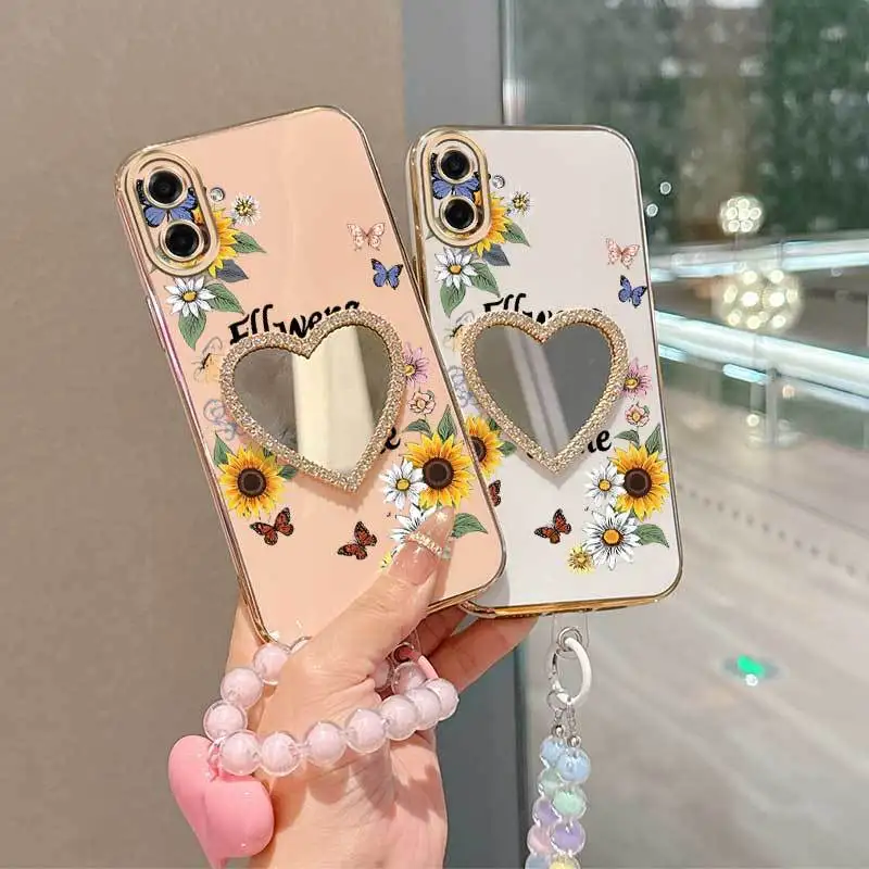 Butterflies Fluttering Phone Case Bundle with Lanyard and Stand