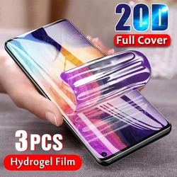 Premium Soft Hydrogel Full Cover Screen Protector (3 - Pack) - Universal Compatibility - 3 Pieces  Films