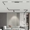 Modern Magnetic Track Lights Embedded LED Spotlight Downlight Living Room Without Main Light Lighting Grille Lamp Series AC220V 1