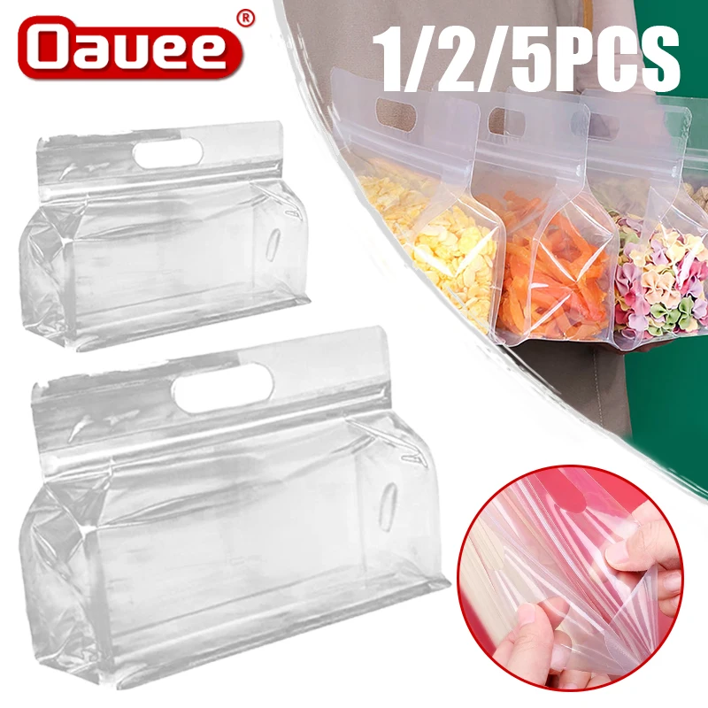 Silicone Food Storage Bag Reusable Stand Up Zip Shut Bag Sealed Leakproof  Containers Fresh Bag Food Storage Bag Fresh Wrap - AliExpress