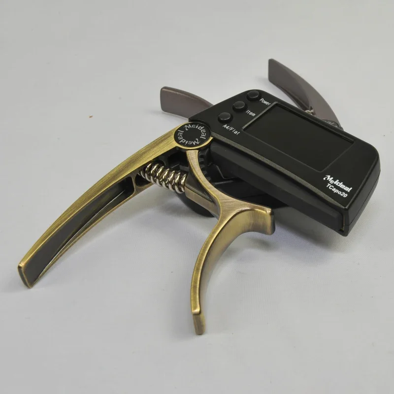 Guitar capo guitar accessories guitar tuner electric guitar tuners multifunctional 2-in-1 guitar tuner guitar capo TCapo20 with LCD for acoustic electric bass aluminum alloy