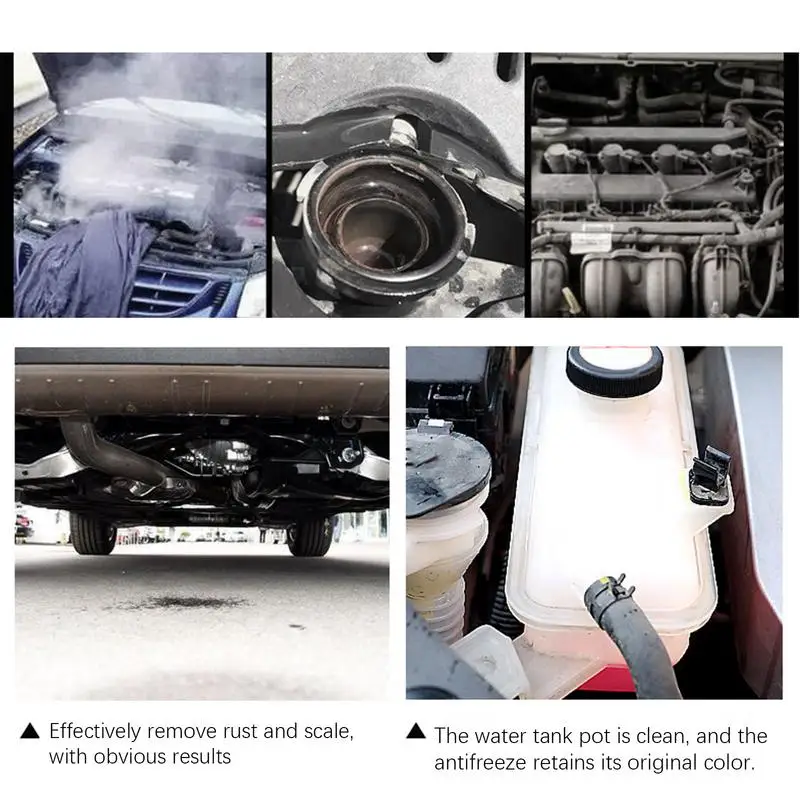 Cooling System Cleaner Radiator Cleaning Fluid Radiator Flush 350ml Car Cleaner Removes Rust Scale Deposits Auto Cooling System