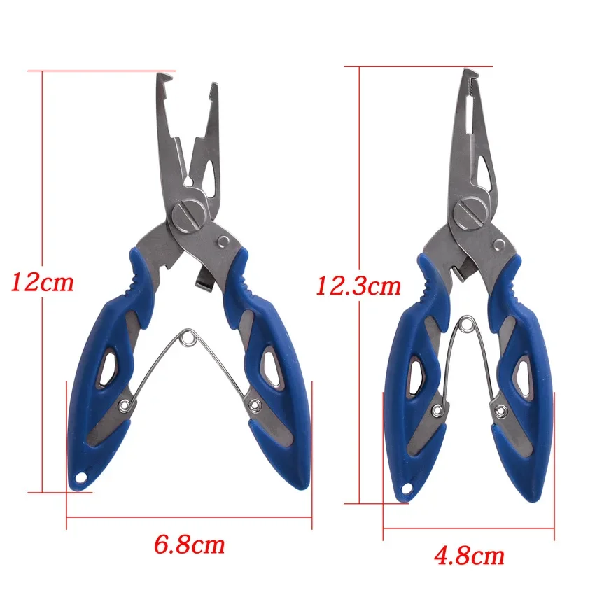 Fishing Plier Scissor Braid Line Lure Cutter Hook Remover Fishing