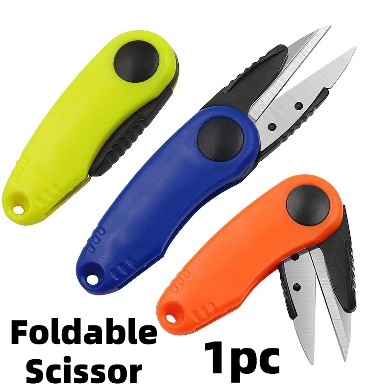 1pc Multifunction Scissor Foldable Stainless Steel Scissors Household Daily Tools