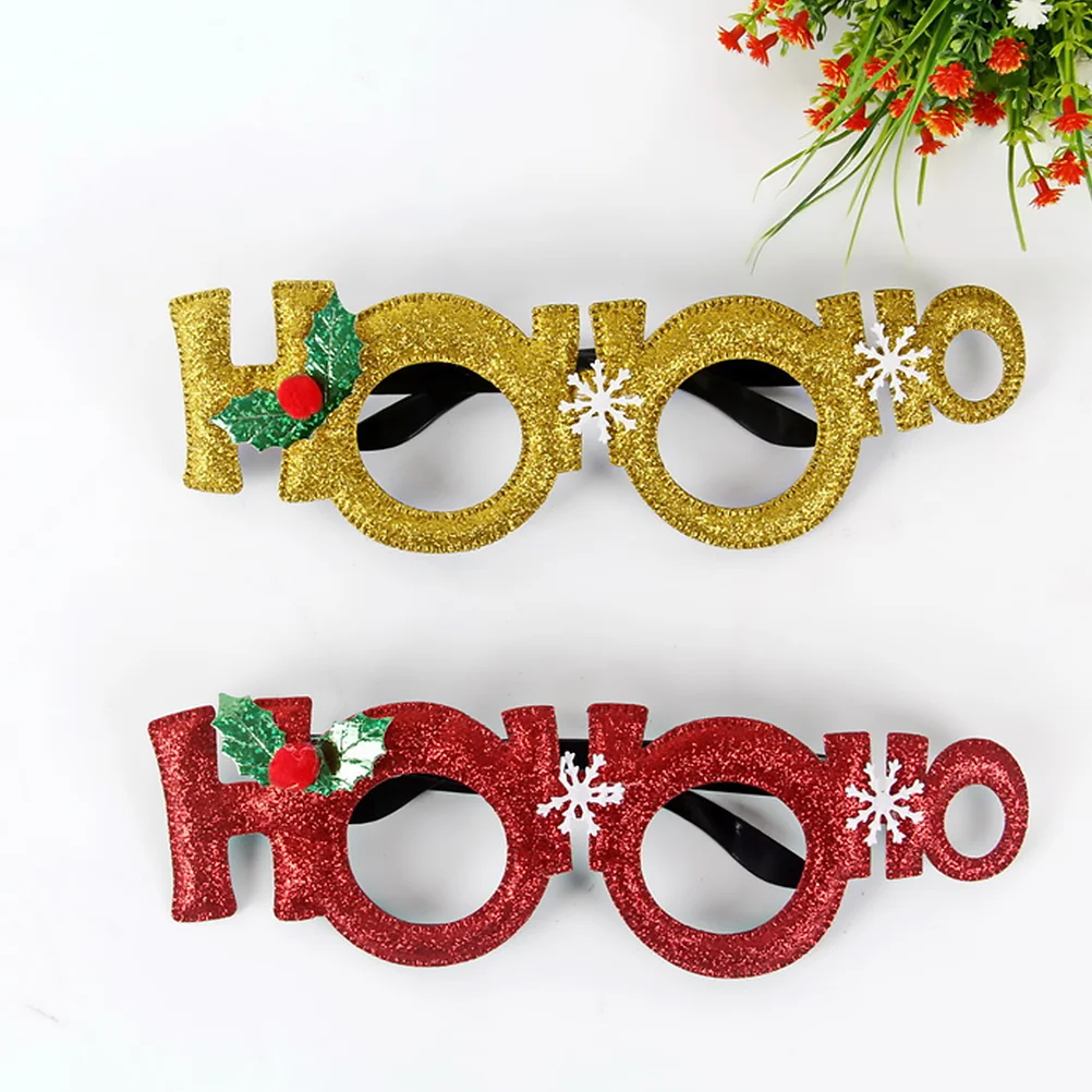 

14 Pcs Eyeglasses Christmas Costume Eyewear Clothing Cosplay Party Cartoon Frames Festival Child