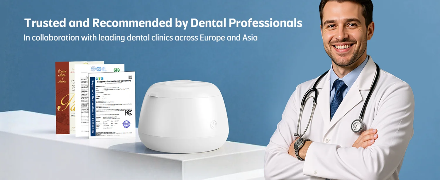 Ultrasonic Retainer Cleaner Machine For Dentures And Jewellery_voghion.com