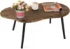 Small Coffee Table Cloud Shape Coffee Table Industrial Coffee Tables Wood Irregular Center Table Floor Table Mid Century 2