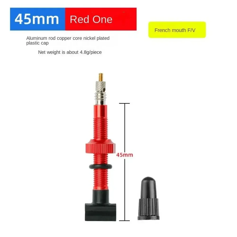 CNC-Machined Anodized Tubeless Tire Valve