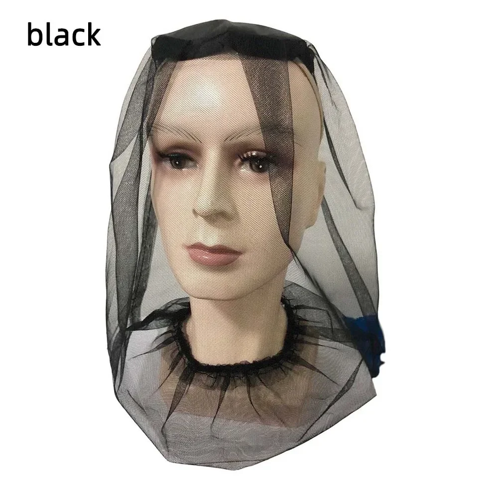 Outdoor Fishing Cap Anti Mosquito Insect Net Face Repellent Hat Bug Mesh Head Net Face Protector Mesh Travel Camping Cap mosquito head net