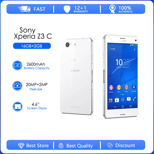Sony Xperia Compact D5803 Refurbished-Original Unlocked 4G LTE Android Quad-Core 2GB 16GB ROM 4.6 GPS Cell Phone - AliExpress