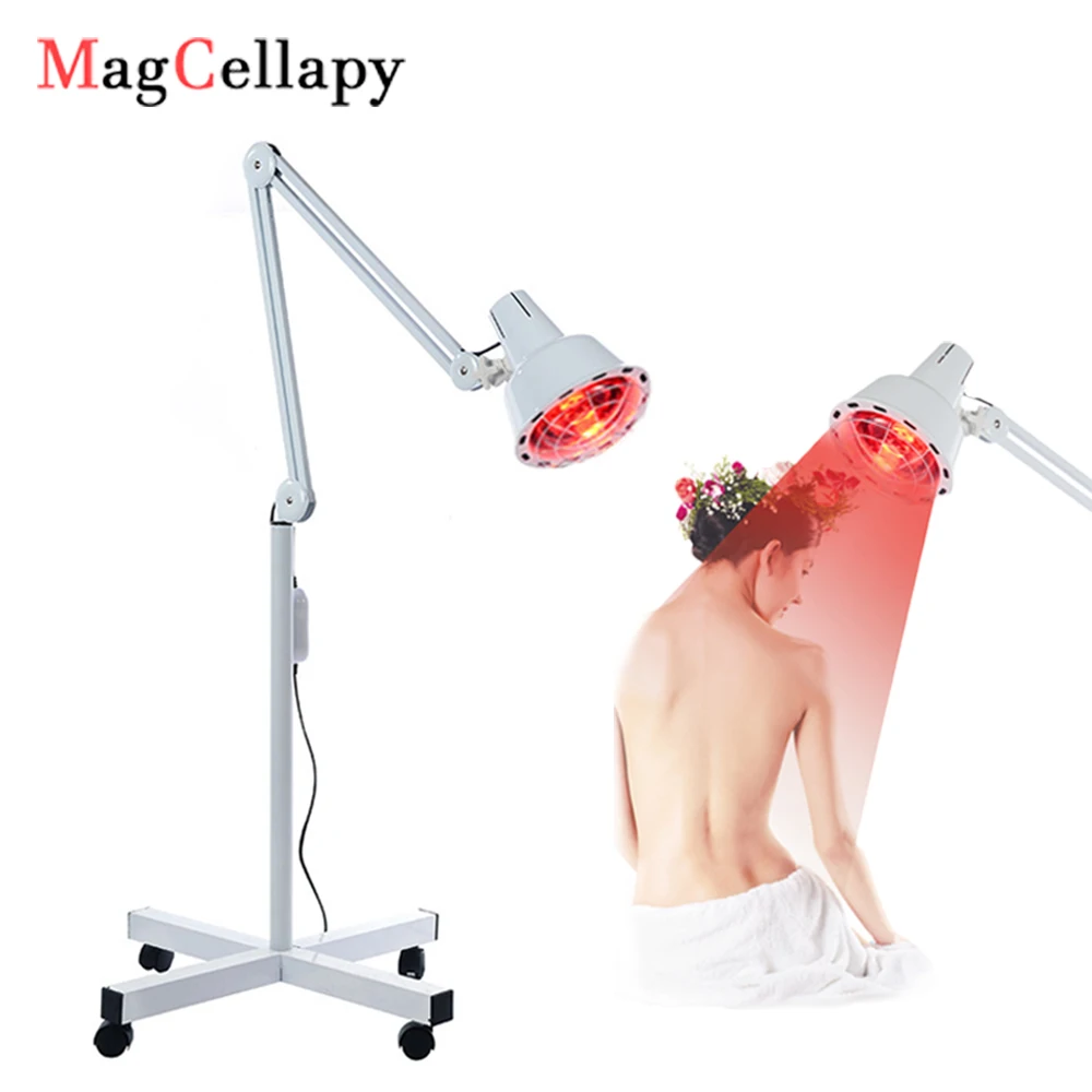 Infrared Lamp 275W Full Body Massage Heating Lamp Health Care Pain Relief and Skin Care Height Adjustable Floor Lamp Table Lamp office regular foot leg warmers under the table heating floor mats dormitory electric heating foot mats winter