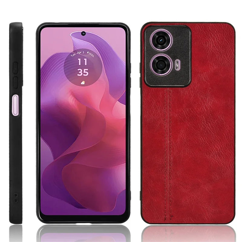 Stitching Fabric Leather Texture Phone Case - Elegant Protective Cover with Stylish Design