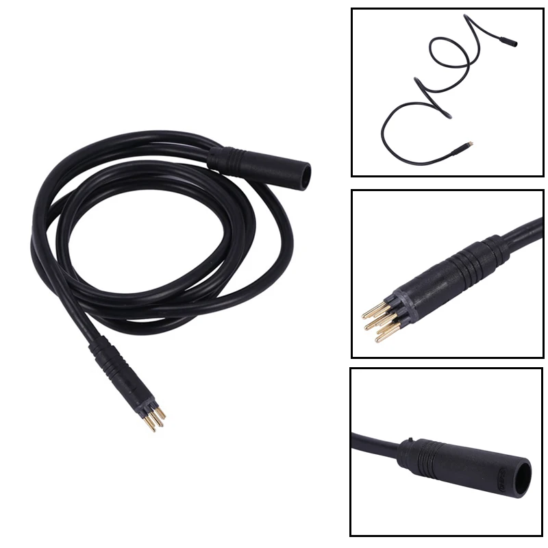 

9-контактный женский и мужской разъем, Удлинительный кабель двигателя, кабели для замены велосипеда на аксессуар для электровелосипеда