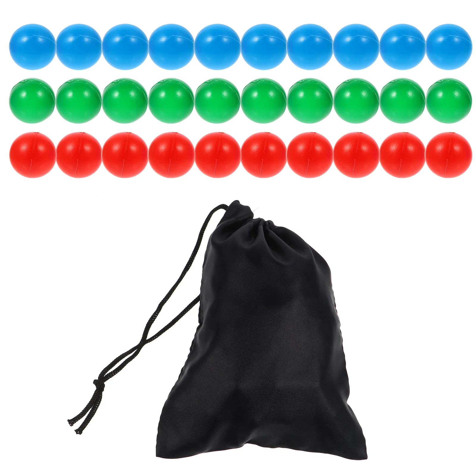 

30pcs 15mm Counting Balls Colored Plastic Balls Probability Learning Ball Toy