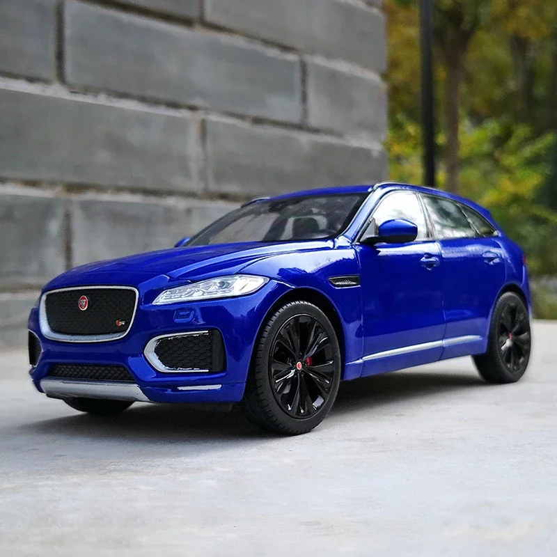 WELLY 1:24 Jaguar F-PACE SUV 합금 자동차 모델 다이캐스트 및 장난감 차량 자동차 장난감 소년 생일 선물 수집