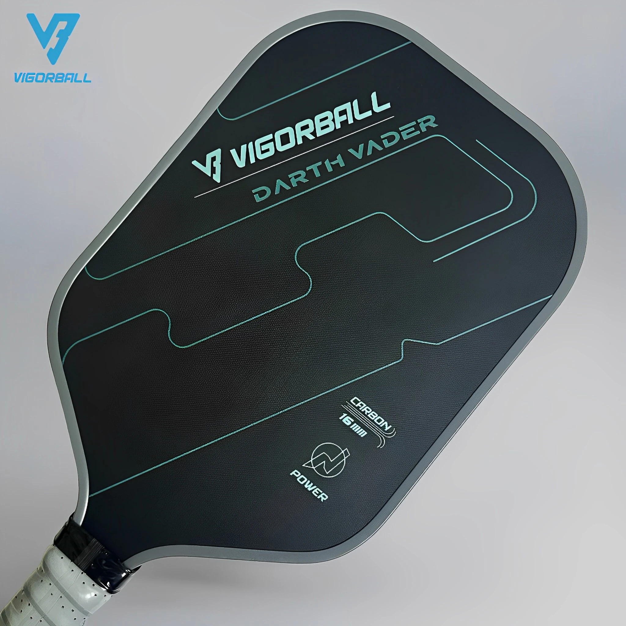 T700 Raw Carbon Fiber Pickleball Paddle for Pros Carbon Friction Surface Polymer Honeycomb Core Enhanced Power&Spin&Control 16MM