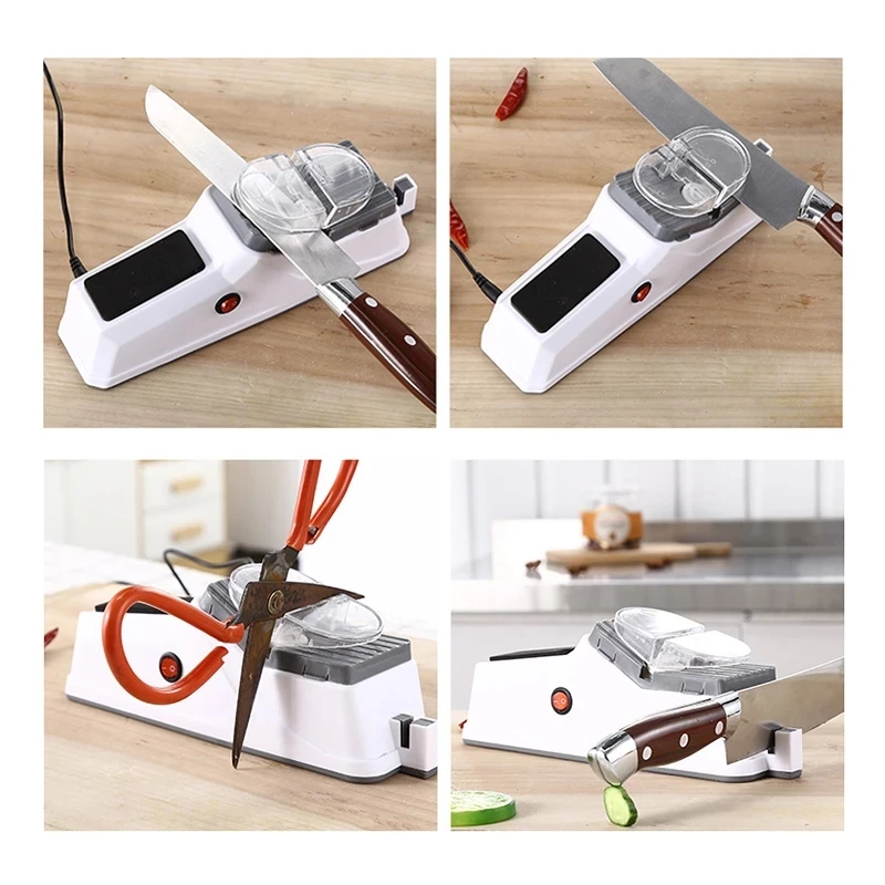 High Precision Electric Knife Sharpener Fully Automatic Usb Charging Fast  Easy Sharpening For Kitchen Knives - Appliances - Temu Italy