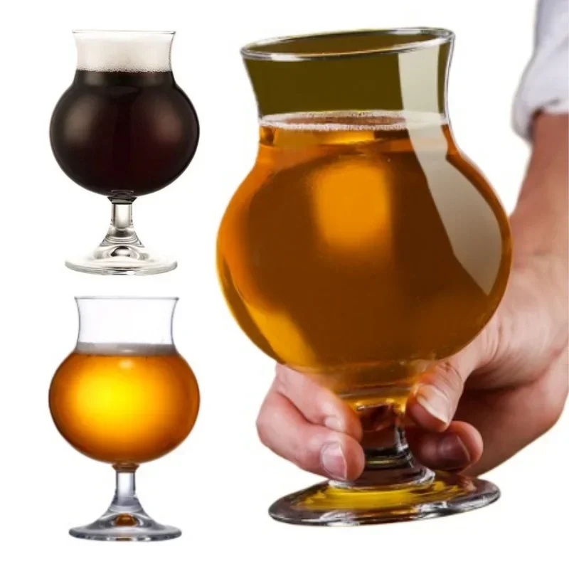 500ml Wheat Craft Beer Cup Classic Tasting Wine Glass Juice Cold Drink Goblet Home Bar Drinkware
