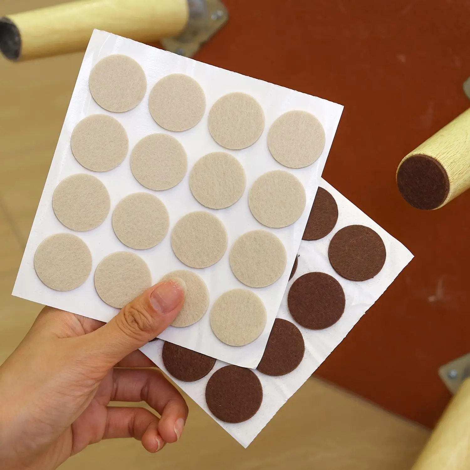 Self-Adhesive Non-Slip Furniture Felt Pads