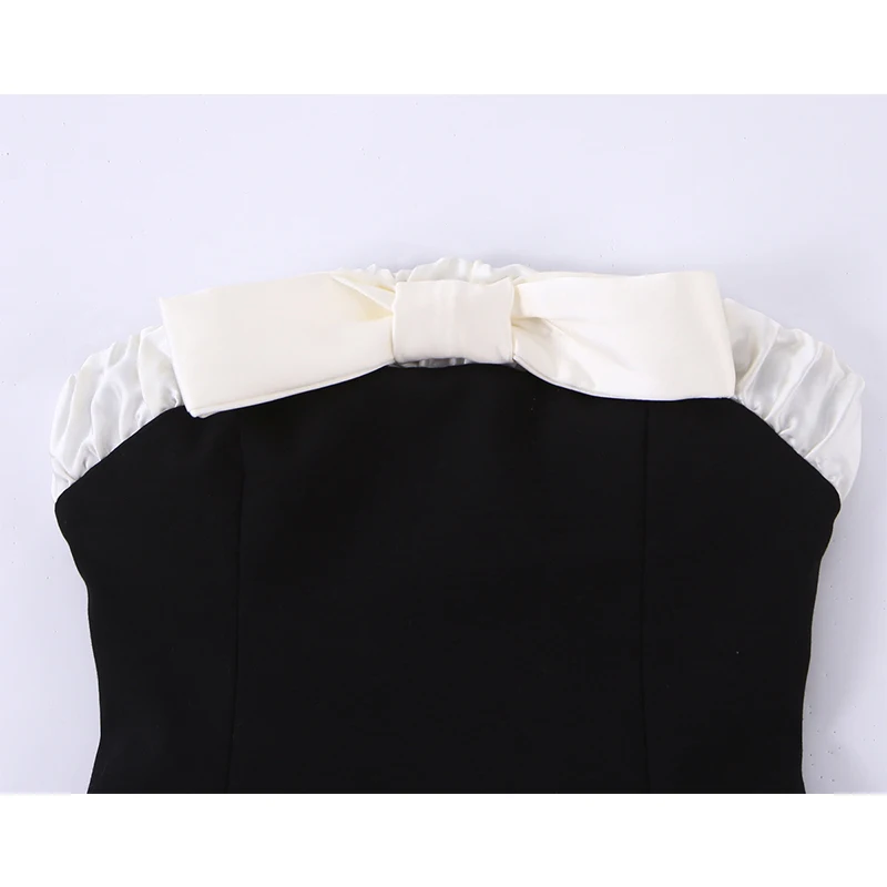 Off Shoulder Corset Top Women Bow Sexy Sleeveless Backless Vest Tops 2025 New Summer Lady Party Elegant Short Tops ﻿