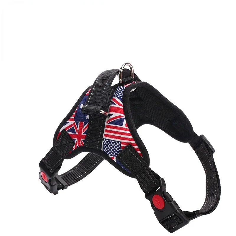 Explosion-proof Chest Harness Medium Large Dogs Adjustable Reflective Pet Harness Mesh Dog Harness arnes perro шлейка для собак 