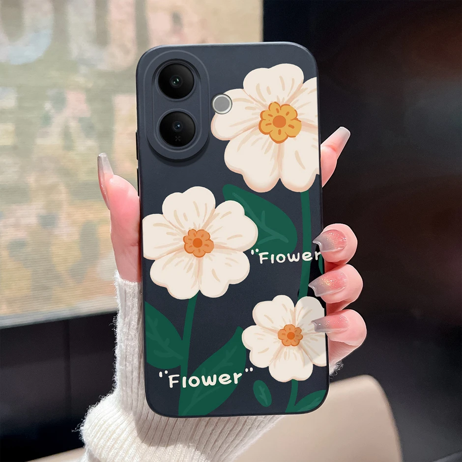 Cute Cartoon Kitten Heart Drop-Resistant Anti-Scratch Phone Cover